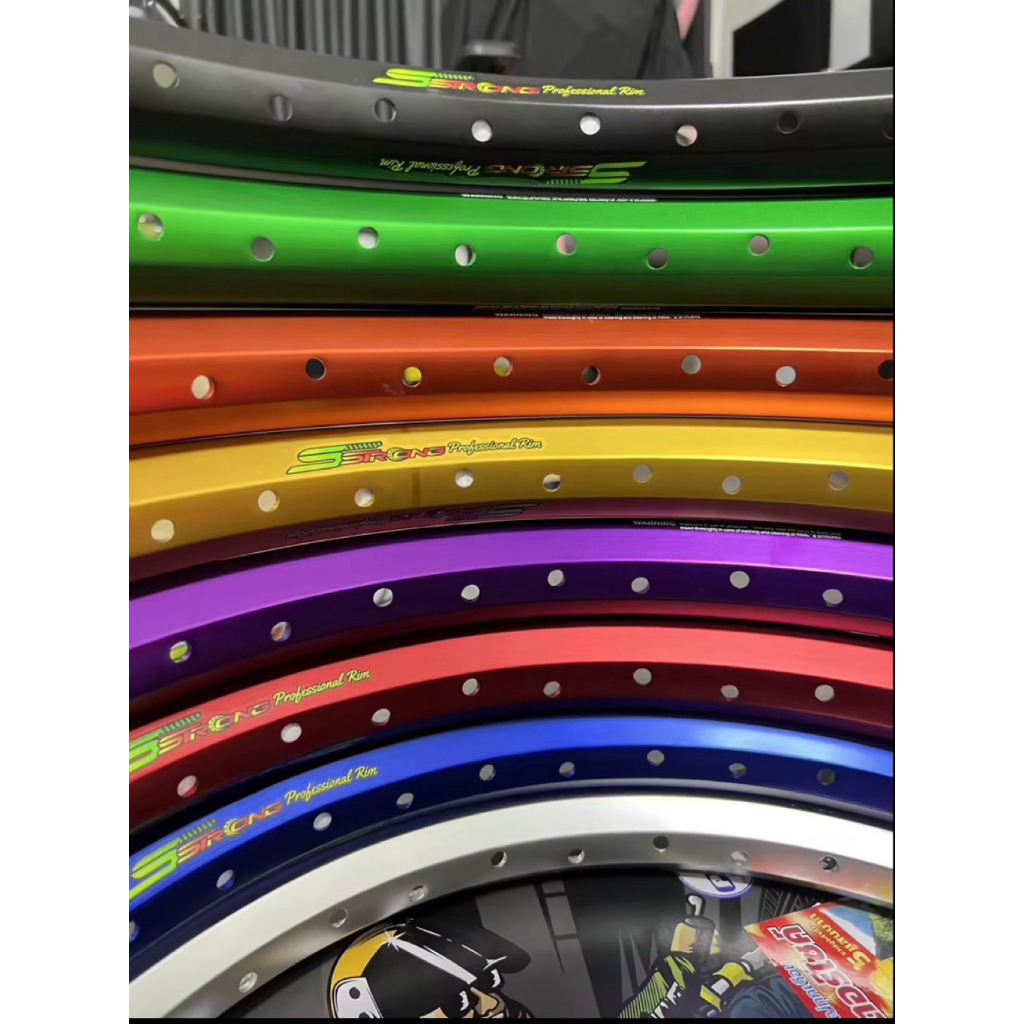 วงล้อ Sstrong ทรง 5 เหลี่ยม(ราคาต่อวง) ยิงทราย ขอบ17 ซื้อ 1 คู่(2วง)แถมเสื้อ 1 ตัว