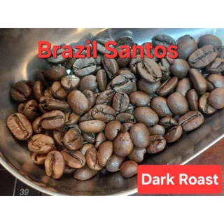 เมล็ดกาแฟคั่วกลางBrazil Santos 200กรัม