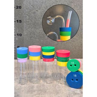 ขวดแก้วเปล่าทรงกระบอก สูง 6เซนติเมตร  สินค้าใช้งานเอนกประสงค…