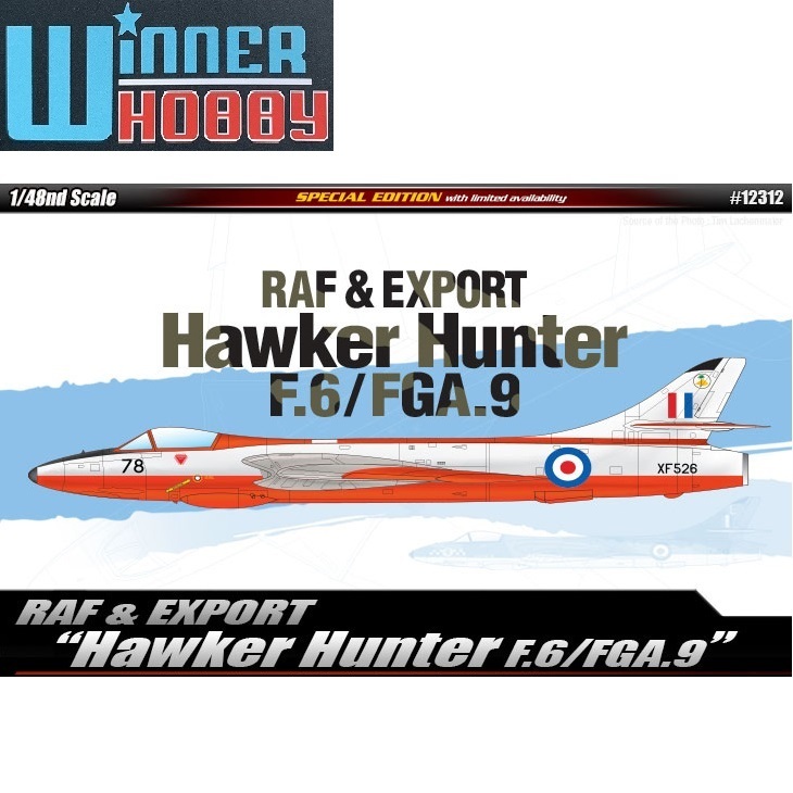 Academy 12312 Hawker Hunter F.6/FGA.9 scale 1/48