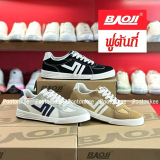 Baoji BRM 1015 รองเท้าผ้าใบบาโอจิ รองเท้าผ้าใบผู้ชาย ผูกเชือ…