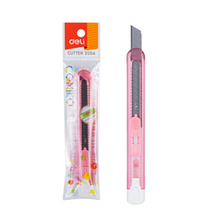 Deli คัตเตอร์ 9 mm (คละสี) No.2054