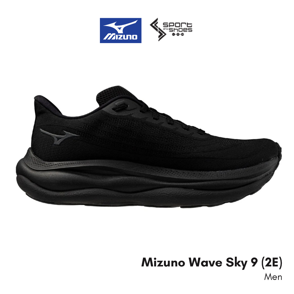 11.11 Mizuno wave sky9 2E รองเท้าวิ่ง (หน้าเท้ากว้าง) สำหรับผู้ชาย