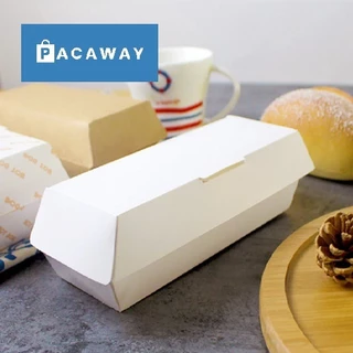 [50 ใบ] กล่องฮอดดอก กล่องอาหารกระดาษ กล่องสแน็ค ใส่อาหารว่าง อาหารทอด ทาโกยากิ Hot Dog Box