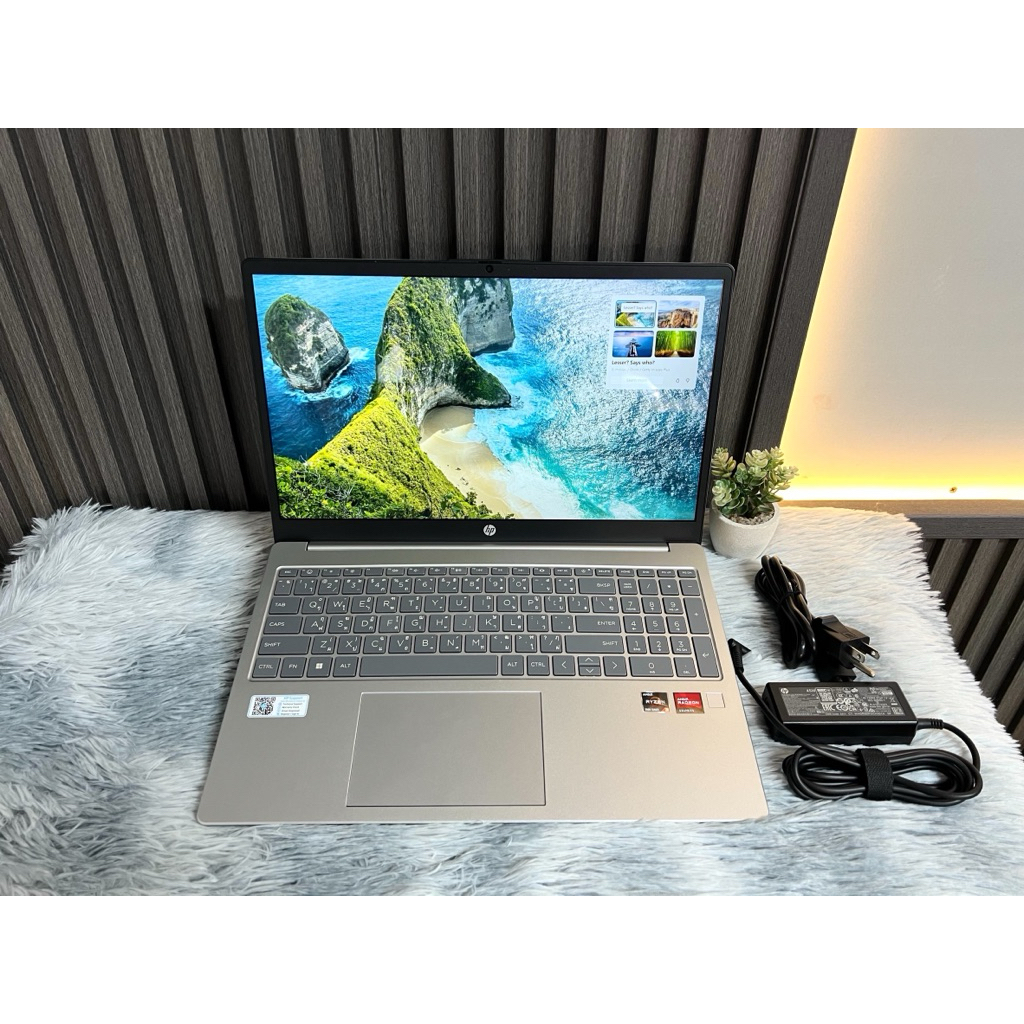โน๊ตบุ๊ค HP รุ่น 15-fc0285AU ประกันถึง 23/01/2570