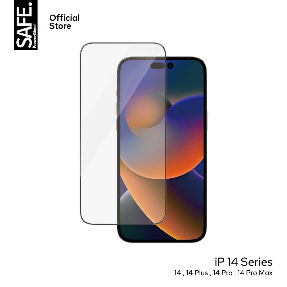 SAFE. by PanzerGlass ฟิล์มกระจกกันรอย Ultra Wide Fit for iP 14 Series