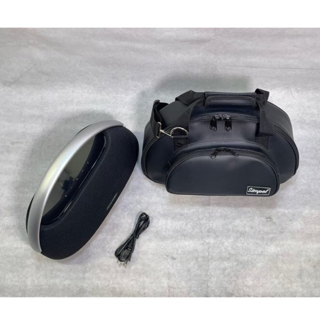 Simpel (HK3) กระเป๋าสำหรับใส่ลำโพง Harman Kardon Go Play3 แบบหนัง .. สีดำ