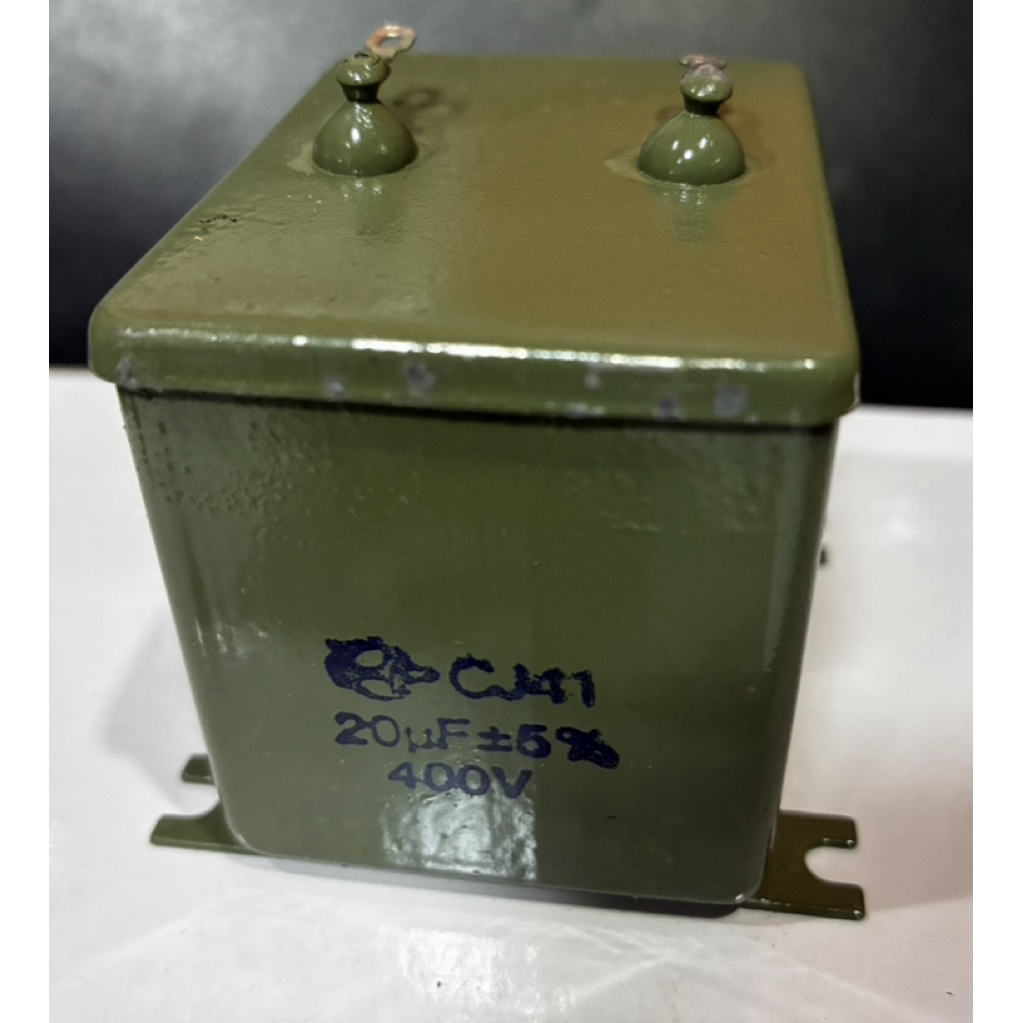 capacitor  CJ41 20uF +_5% 400v