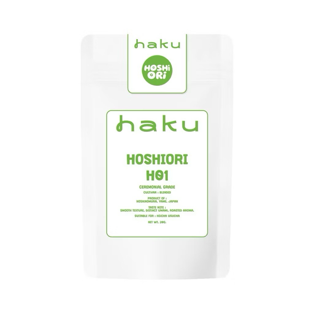 (พร้อมส่ง)ผงมัทฉะ Haku yamachii 20g.|CHAMA Deep roast 20g. | Hoshiori h02 20g.| Uji Toishi ceremonia