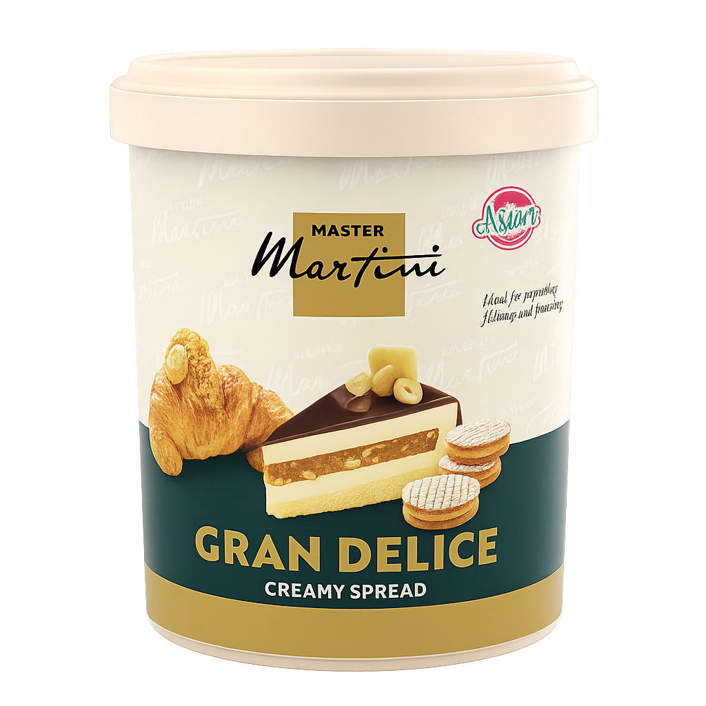 MASTER MARTINI Grand Delice Pistachio 15% 1kg - แกรน ดีไลซ์ พิสตาชิโอ 15% 1กก.