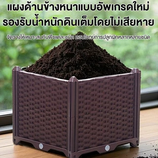 MAYILON กระถางต้นไม้ ปลูกผัก ถาดไดโซะ ปลูกผัก รางปลูกต้นไม้ กระถางราง กระถาง ถาดเพาะ กระบะปลูกผัก ยาว พลาสติกทนแดด