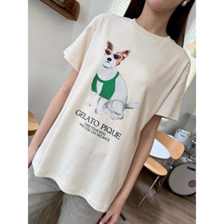 doggy t-shirt” เสื้อยืดรุ่นใหม่ น่ารักสุดๆ ดีเทลสกรีนลายโบว์…