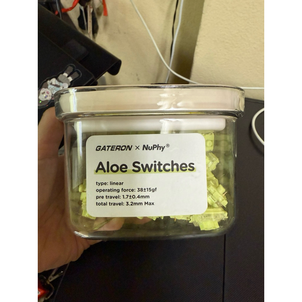 Gateron x NuPhy Aloe Switches