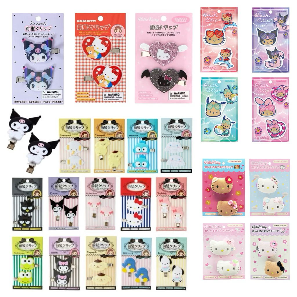 🎀กิ๊บติดผม hair clip กิ๊บ Sanrio Rilakkuma Sumikko เจ้าหญิง Princess สินค้านำเข้าจากญี่ปุ่นแท้100%🎀