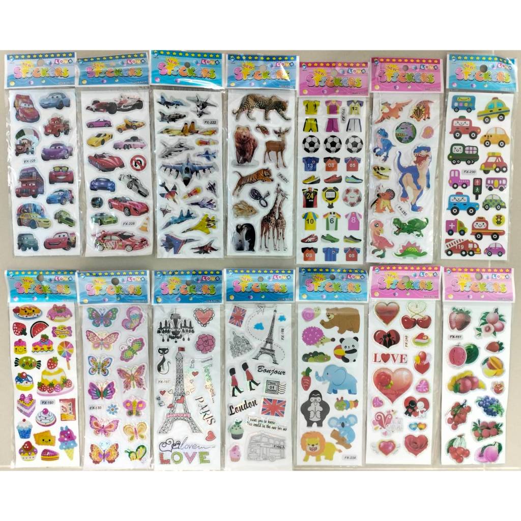 สติ๊กเกอร์ลายการ์ตูน