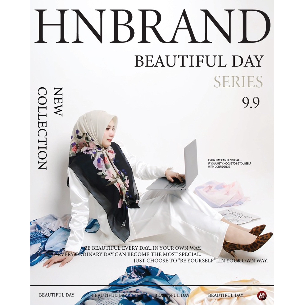HN Brand ผ้าคลุมพรีเมี่ยม ผ้าคลุมเหลี่ยม มี 2 ไซต์