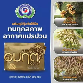 อมฤต สารเพิ่มพลังงานพืชโมเลกุลใหม่ ชนิดผง ขนาดซอง 10 กรัม