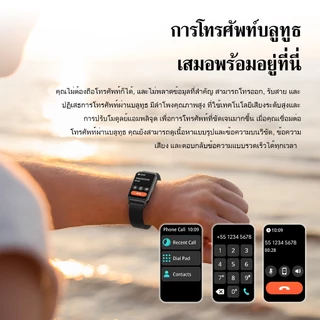 Morein Z165 นาฬิกาอัจฉริยะสำหรับผู้หญิง ดีไซน์สวย จอHD1.45" วัดชีพจร/SPO2/นอน กันน้ำIP68 100+กีฬา ของขวัญสุดเก๋