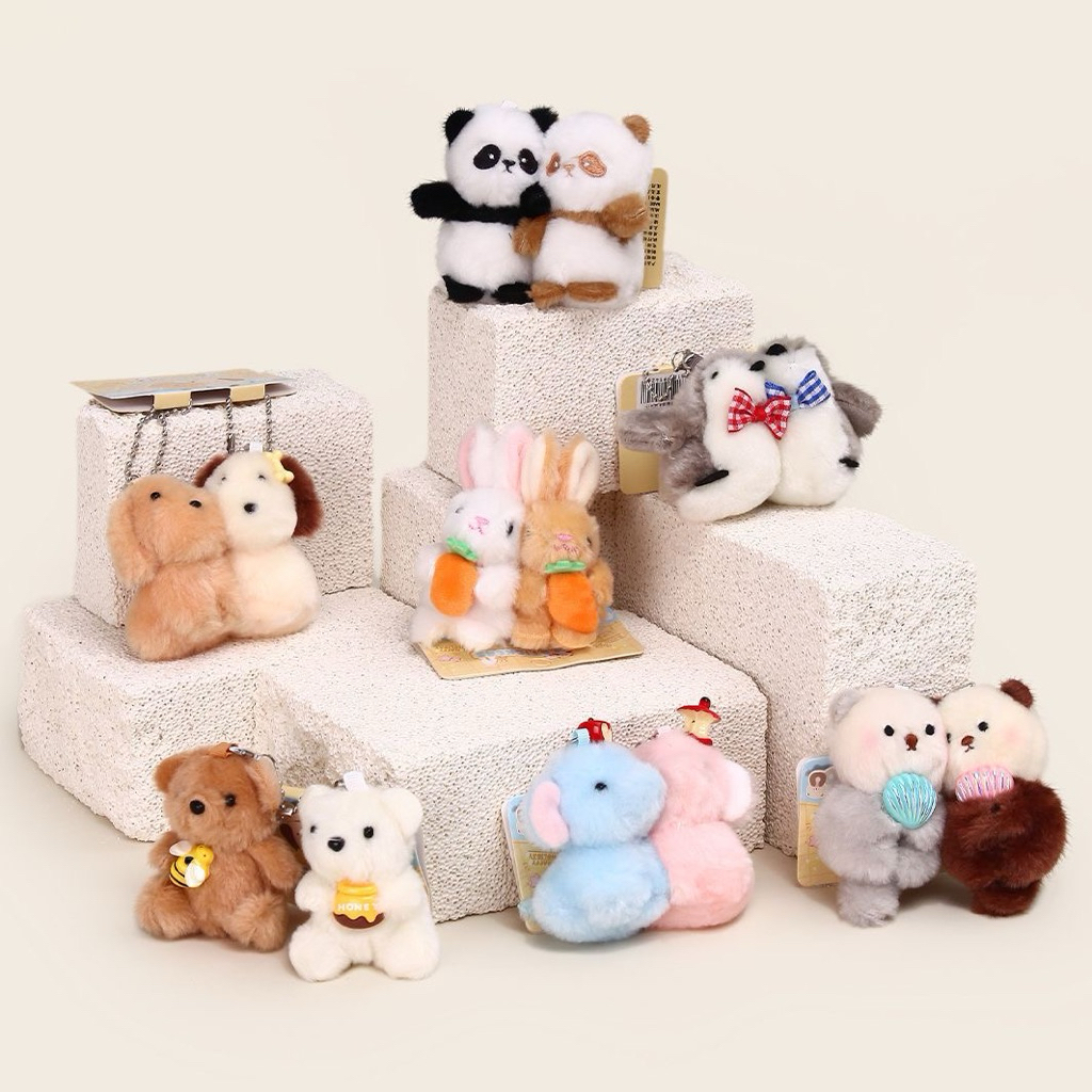 [พร้อมส่ง] พวงกุญแจตุ๊กตาคู่ ที่พร้อมจะเป็นส่วนหนึ่งของความทรงจำดีๆของคุณ 💖