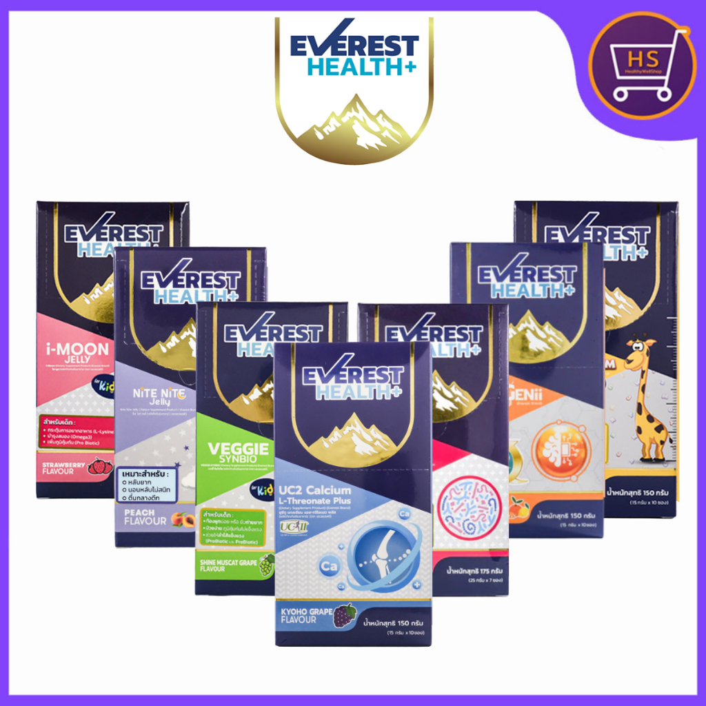 Everest Health+ Synbio Fiber/Nite Nite Jelly/i-Moon Jelly/Veggie Synbio เอเวอร์เรส เฮลท์
