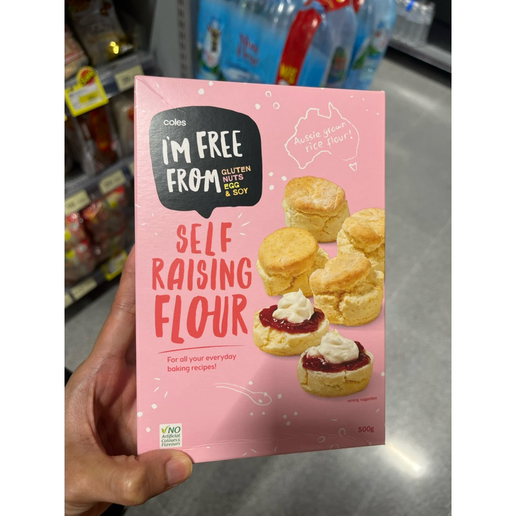 Coles Plain Flour/Self Raising Flour 500 g.