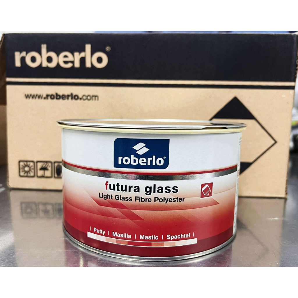 Roberlo Futura Glass สีโป้วไฟเบอร์ โรเบอร์โร่ ทน ใช้ง่าย ไม่ร่อน จากประเทศสเปน‼️(แถมฟรีมีดโป้วพลาสติก)‼️(official)