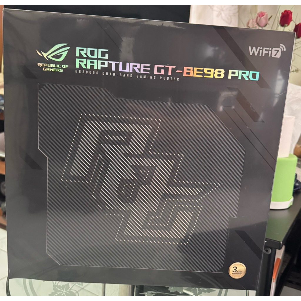 ASUS ROG RAPTURE GT-BE98 PRO WIFI 7 GAMING ROUTER
