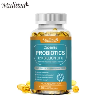 MULITTEA Probiotic & Prebiotic Capsules เพิ่มการเผาผลาญและลดอาการท้องอืด（โปรไบโอติกส์และพรีไบโอติกส์）