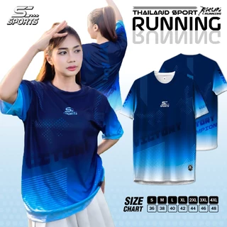 SC Sports เสื้อกีฬา เสื้อพิมพ์ลาย Run04-หลากสี งานจริงสวย สีสด หนา145g นุ่มลื่นใส่สบาย
