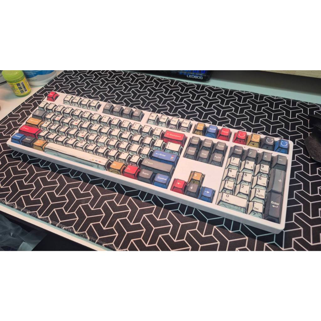 Keyboard Custom Lychee Gaming F108 คีย์บอร์ดใช้งานทั่วไป