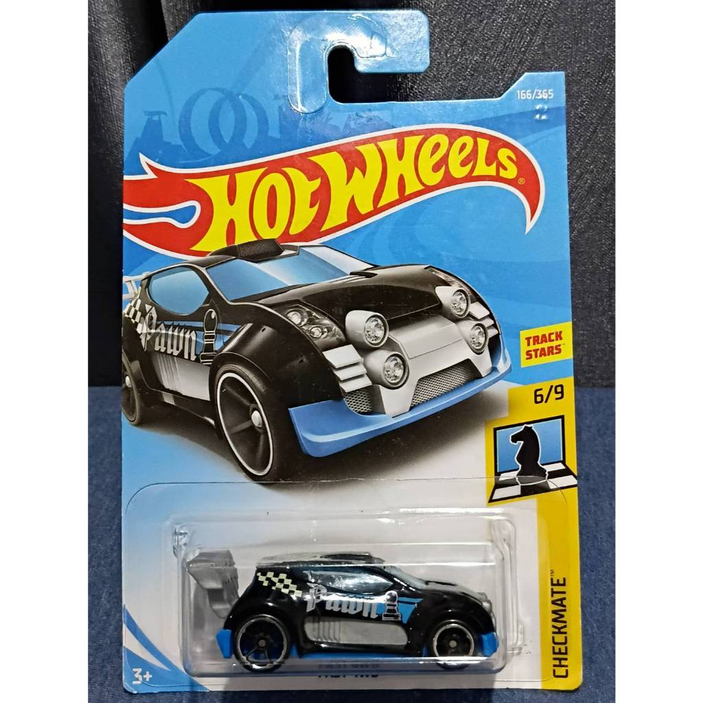 โมเดลรถ Hot Wheels FAST 4WD black Pawn Checkmate 6/9 (166/365) New IN Packed.