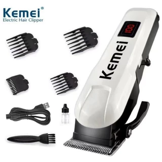 KEMEI รุ่นKM-809A ปัตตาเลี่ยนตัดผมไร้สาย หน้าจอแสดงผลLCD ที่ตัดผมแบบไร้สาย ชาร์จไฟได้ พร้อมส่ง