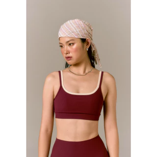 Cassette Wide Ribbed Sports Bra (The Movement) - The Flos Club
