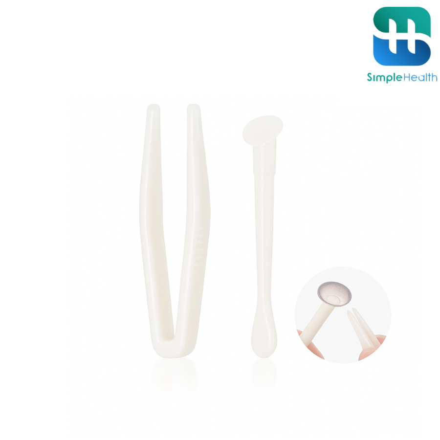 Simple Health ที่คีบคอนแทคเลนส์พกพา ที่คีบคอนแทคเลนส์  contact lens tools ขนาดเล็ก พกพาสะดวก ใช้งานง่าย