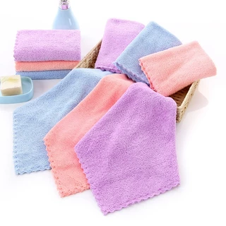 XSJ-02【ขนาด 25x25 ซม.】ผ้าเช็ดโต๊ะเอนกประสงค์ ผ้าขี้ริ้ว ผืนเล็ก ซับน้ำดี แห้งไว พร้อมส่ง