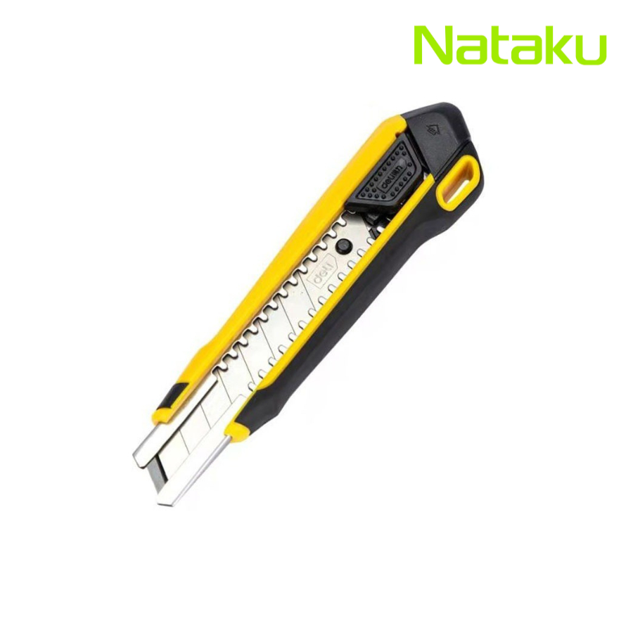 Nataku มีดคัตเตอร์ คัตเตอร์ 18mm พกพาง่ายๆ มีดคัทเตอร์โลหะผสมเหล็ก