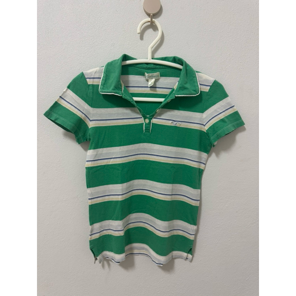 เสื้อยืดคอปก Hollister size S