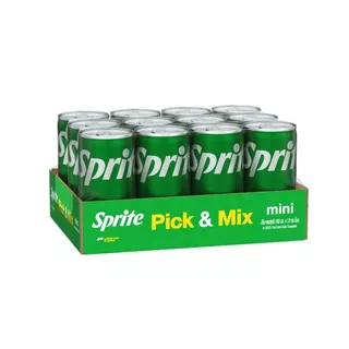 [จัดส่งเฉพาะกทม. ปริมณฑลและชลบุรี]สไปร์ท น้ำอัดลม 180 มล. 12 กระป๋อง Sprite Soft Drink Original 180ml x 12 cans
