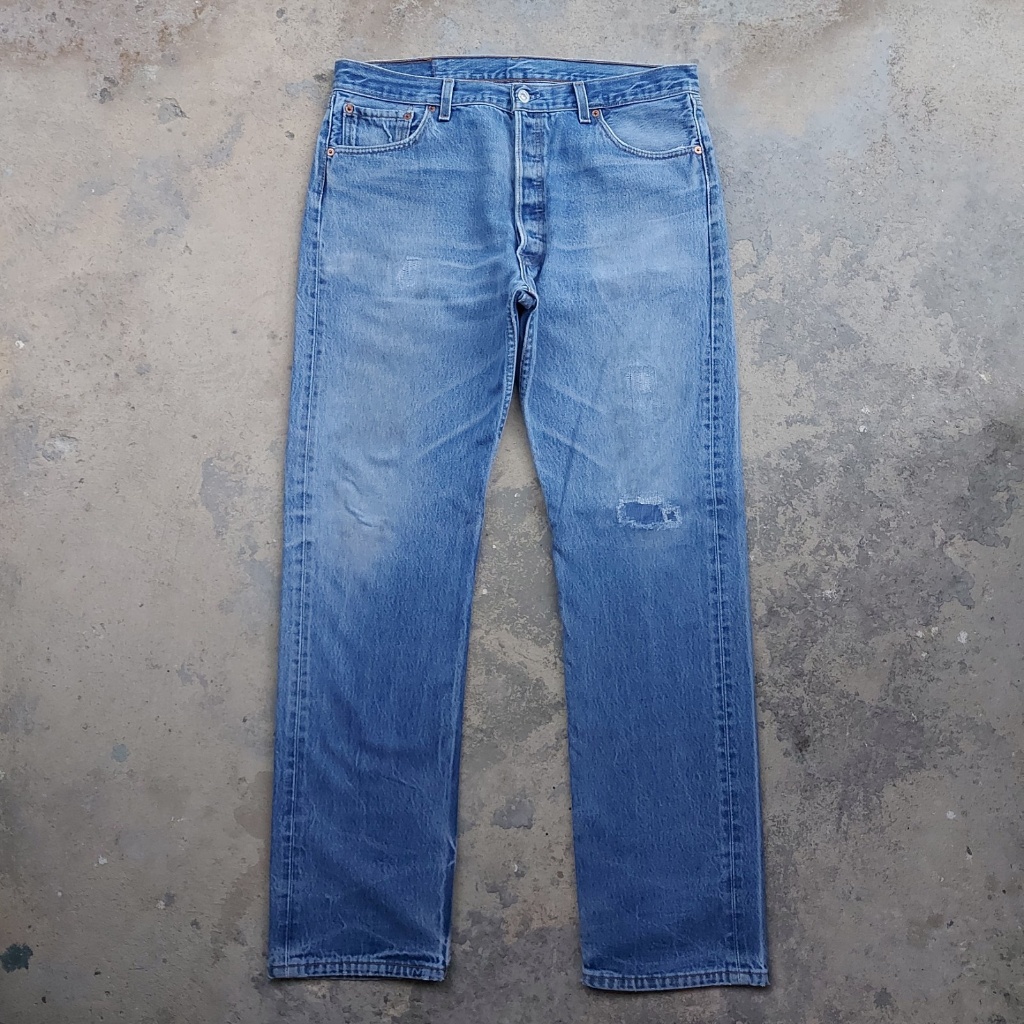 ลีวาย 501xx ผ้า 0000 ผลิตปี 2001 ไซส์ 38x36 กระดุม 511 Made in USA