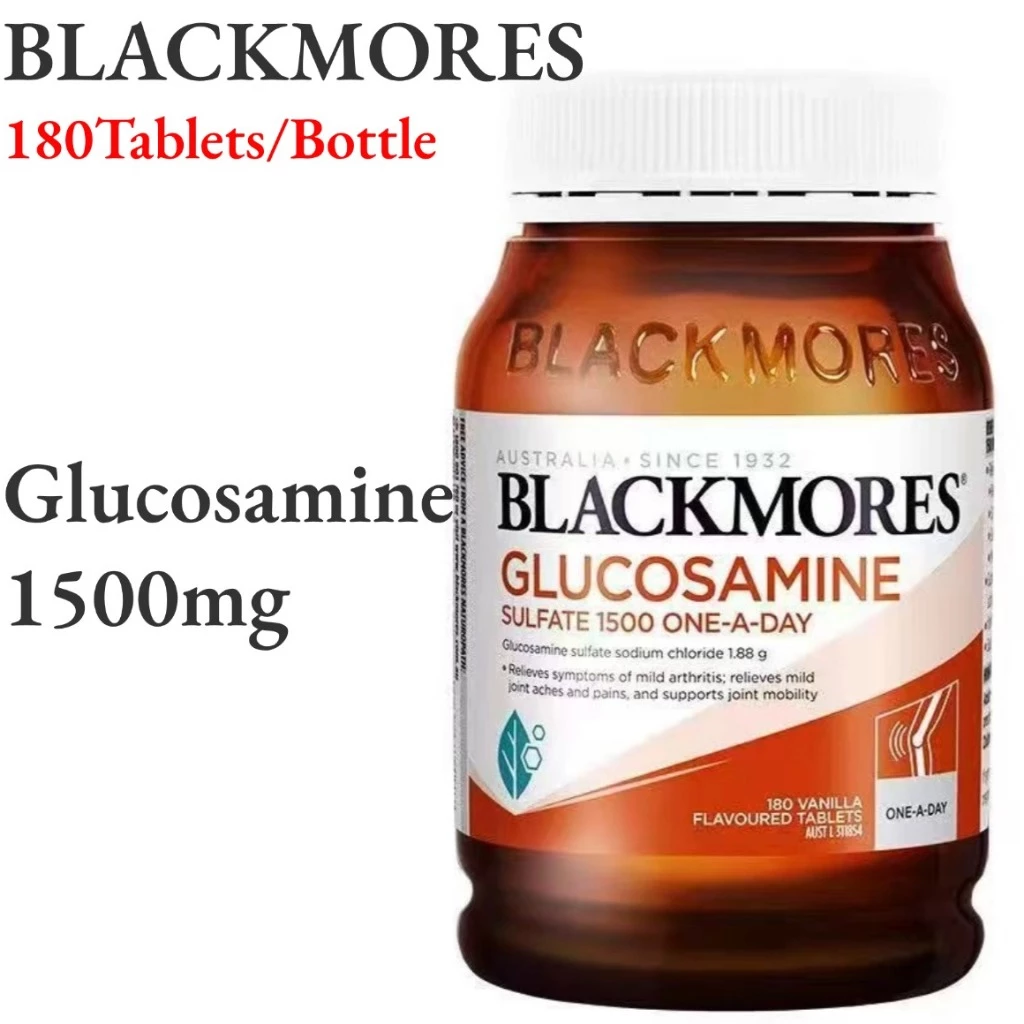 Blackmores Glucosamine Sulfate 1500mg Joint Health Vitamin 180แท็บเล็ต ลดข้ออักเสบ ข้อเสื่อม บำรุงกระดูก