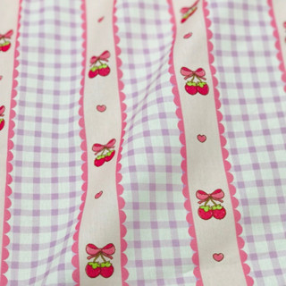 ผ้า cotton 100% เนื้อบาง หน้ากว้าง 58“(145xm.) 1 ชิ้น =1/2 เ…