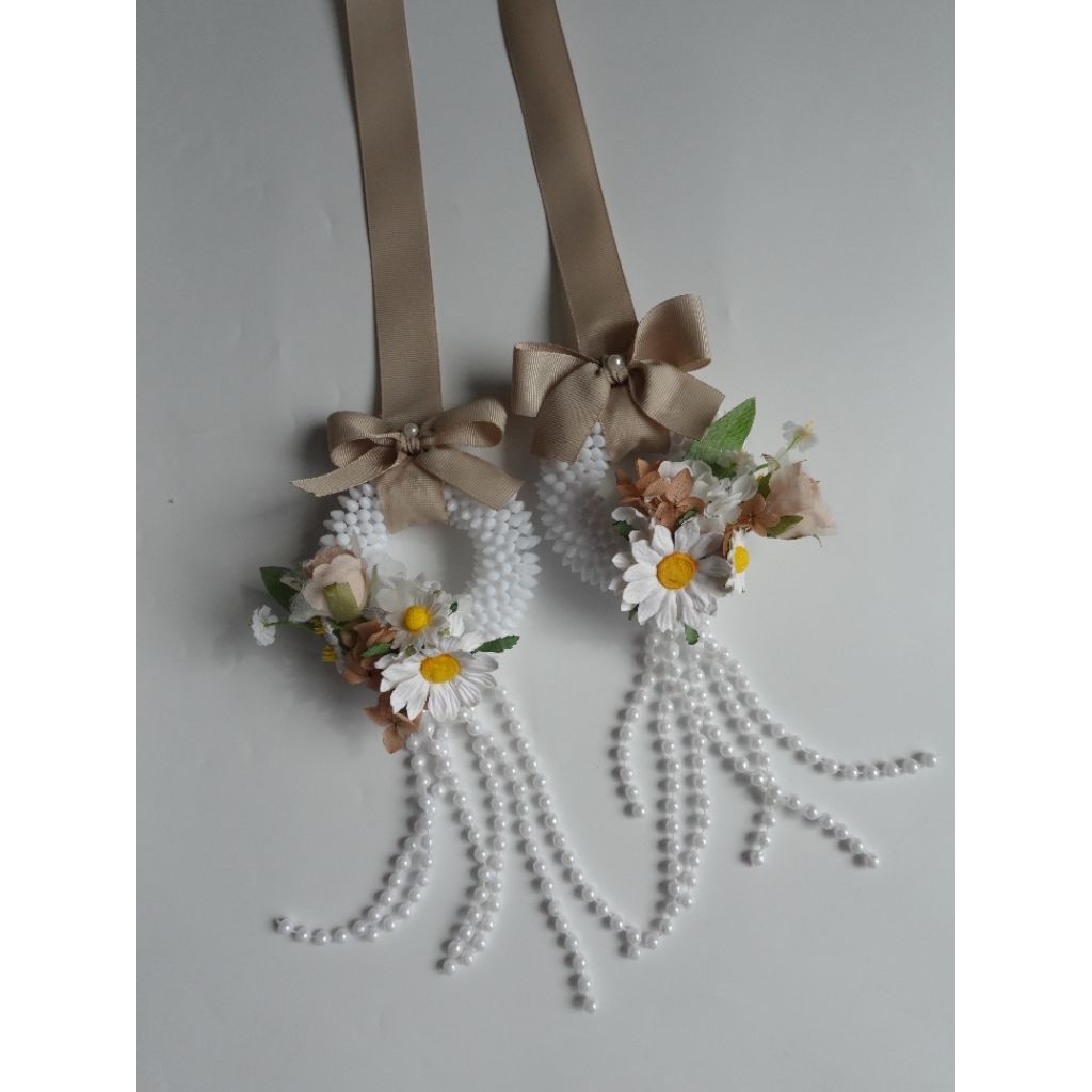 •Memoryofflower•มาลัยคล้องคอบ่าวสาวรุ่นhappydaisy(1set2เส้น) - รูปที่ 3