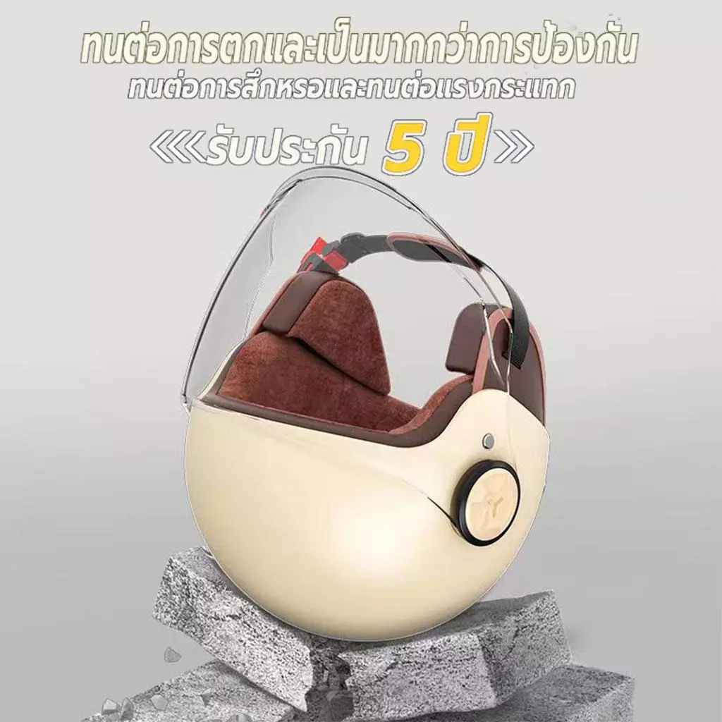 หมวกกันน๊อค  motorcycle helmet ผู้ชาย-ผู้หญิงใส่ได้ กันแดด ระบายอากาศ COD ได้ หมวกกันน็อค thumbnail 7