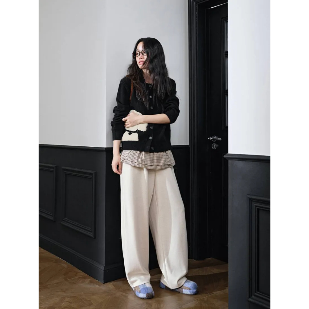 [พรีออเดอร์] ❤KUOSE : Wide-Leg Sweatpants❤