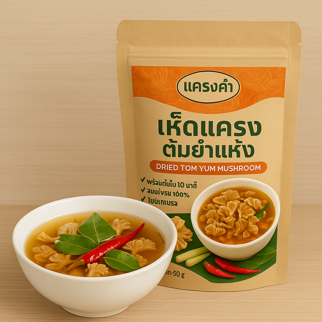 แครงคำ เห็ดแครงต้มยำน้ำใส พร้อมปรุง 50 กรัม | อาหารสุขภาพ โปรตีนสูง ใยอาหารเยอะ ราคาพิเศษ ราคา ถูกที่สุด ดีลบีเคเค แกลเลอรีภาพที่ 4