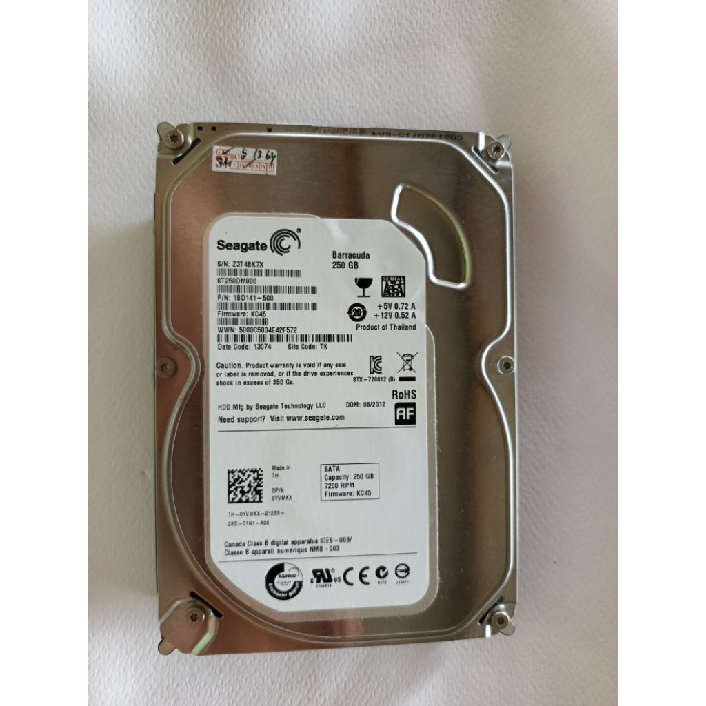 HDD 250 GB มือสองสภาพดี