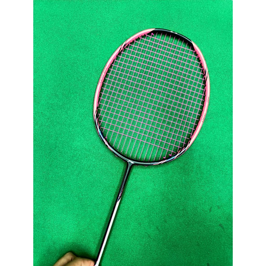 ไม้แบดมินตันLINING BADMINTON RACKET- HALBERTEC MOTOR PRO(BLACK/PINK/WHITE)(4U,5U)ฟรีเอ็น+กริป+ซอง+ประกัน+ขึ้นเอ็น ราคา ถูกที่สุด ดีลบีเคเค แกลเลอรีภาพที่ 7