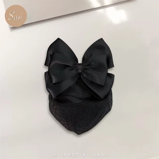 Hairnet/เน็ตติดผม ขนาดเล็ก โบว์ไม่มีหาง ทรงสวย ถูกระเบียบ