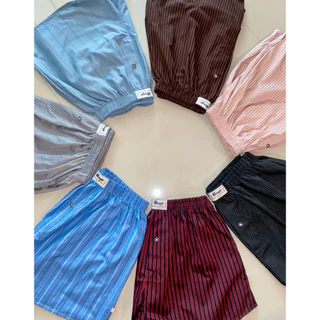 บ๊อกเซอร์ RINGO BOXER ผ้าเชิ้ต "ทรงเกาหลี" เริ่มต้น 4 ตัว 229.- สุดคุ้ม (ไร้ตะเข็บหลังสวมใส่สบายมากขึ้น) (RK)