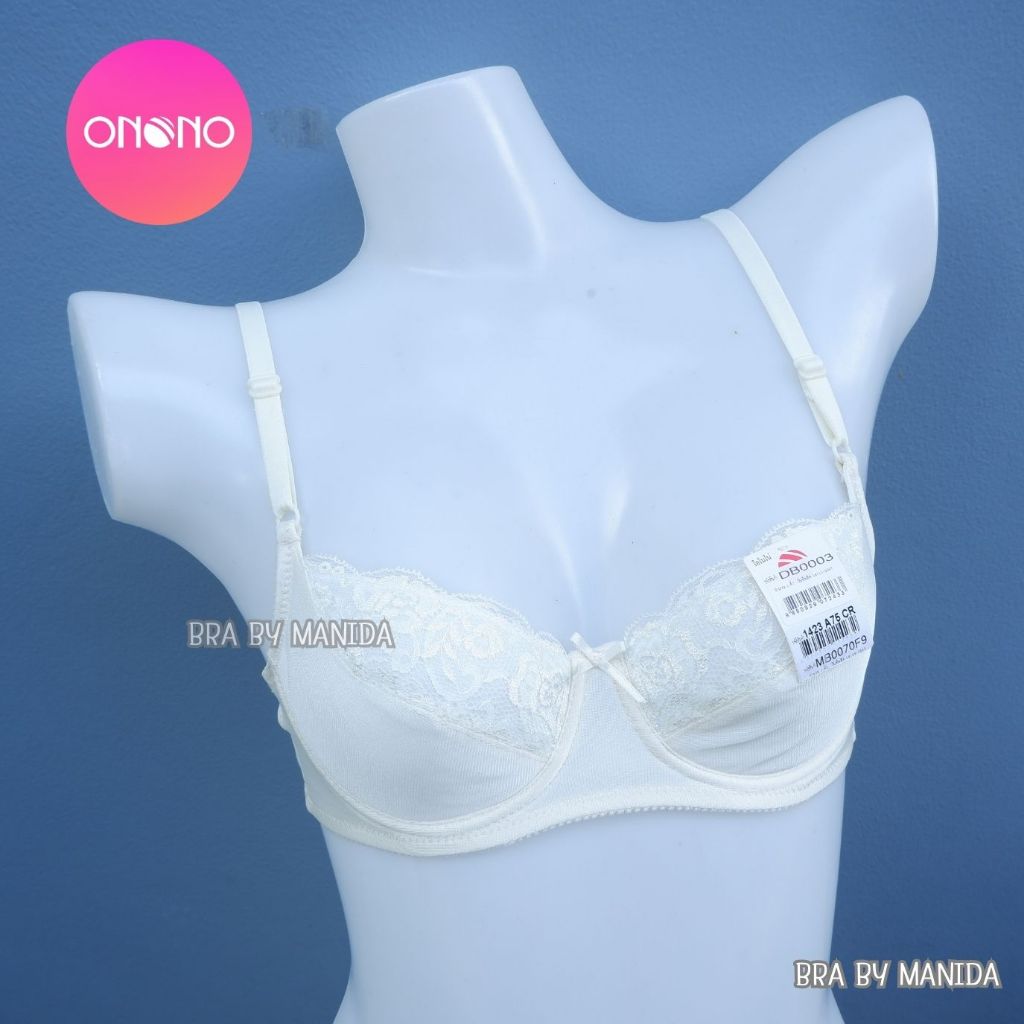 ONONO  สำหรับวัยรุ่น🎀 รหัส 1423 เสื้อชั้นใน แบบมีโครง ฟองน้ำบาง ลูกไม้สวยๆ